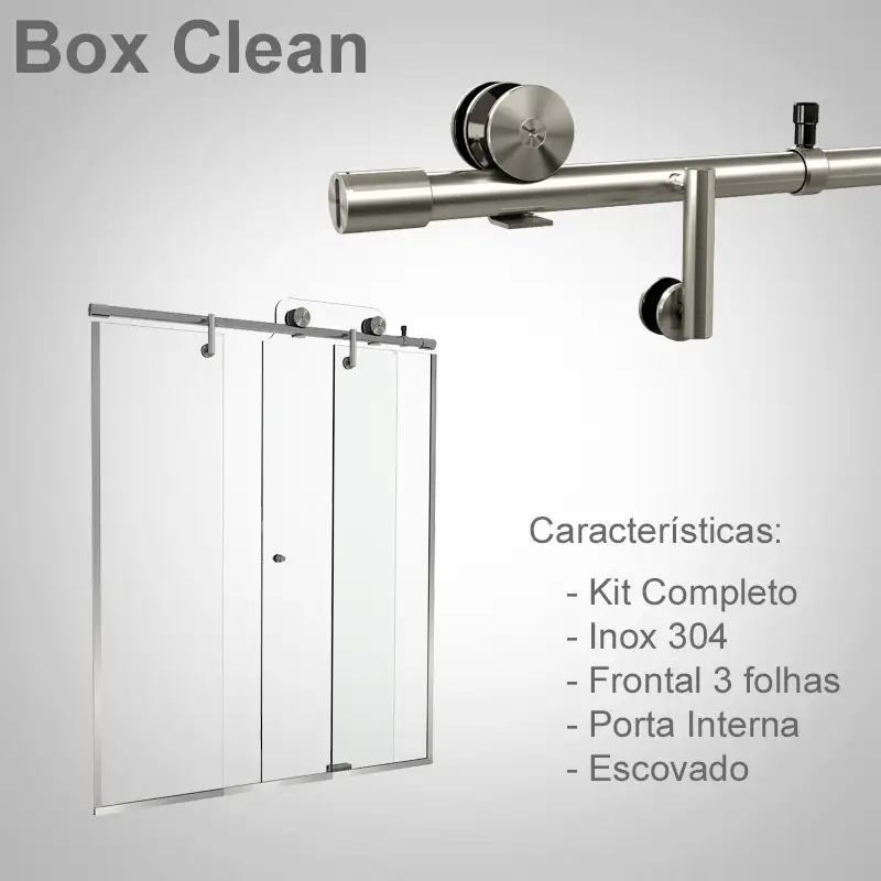 Frontal 3 Folhas Escovado